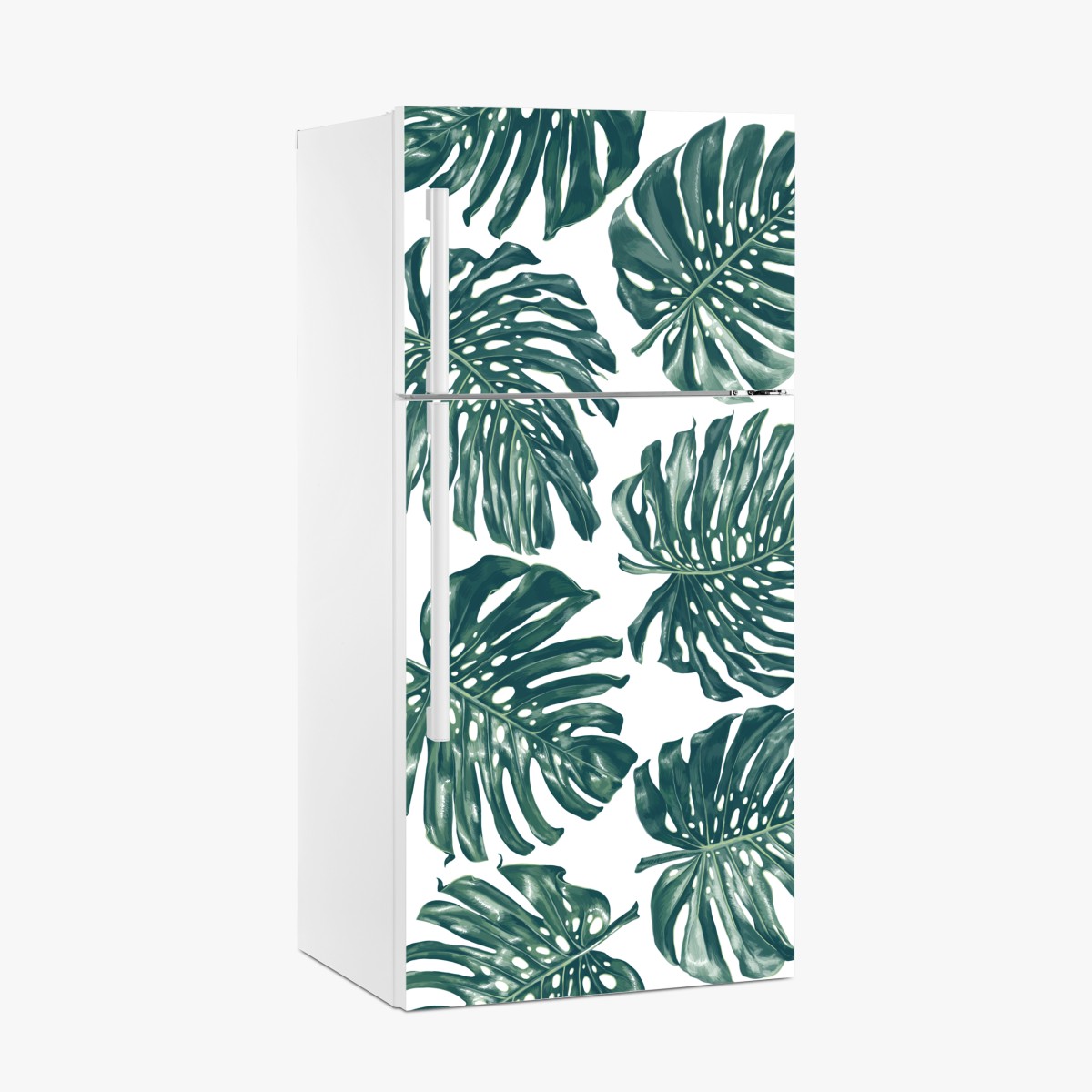 Kühlschrankaufkleber monstera blatt botanisches muster – Wallnifity®
