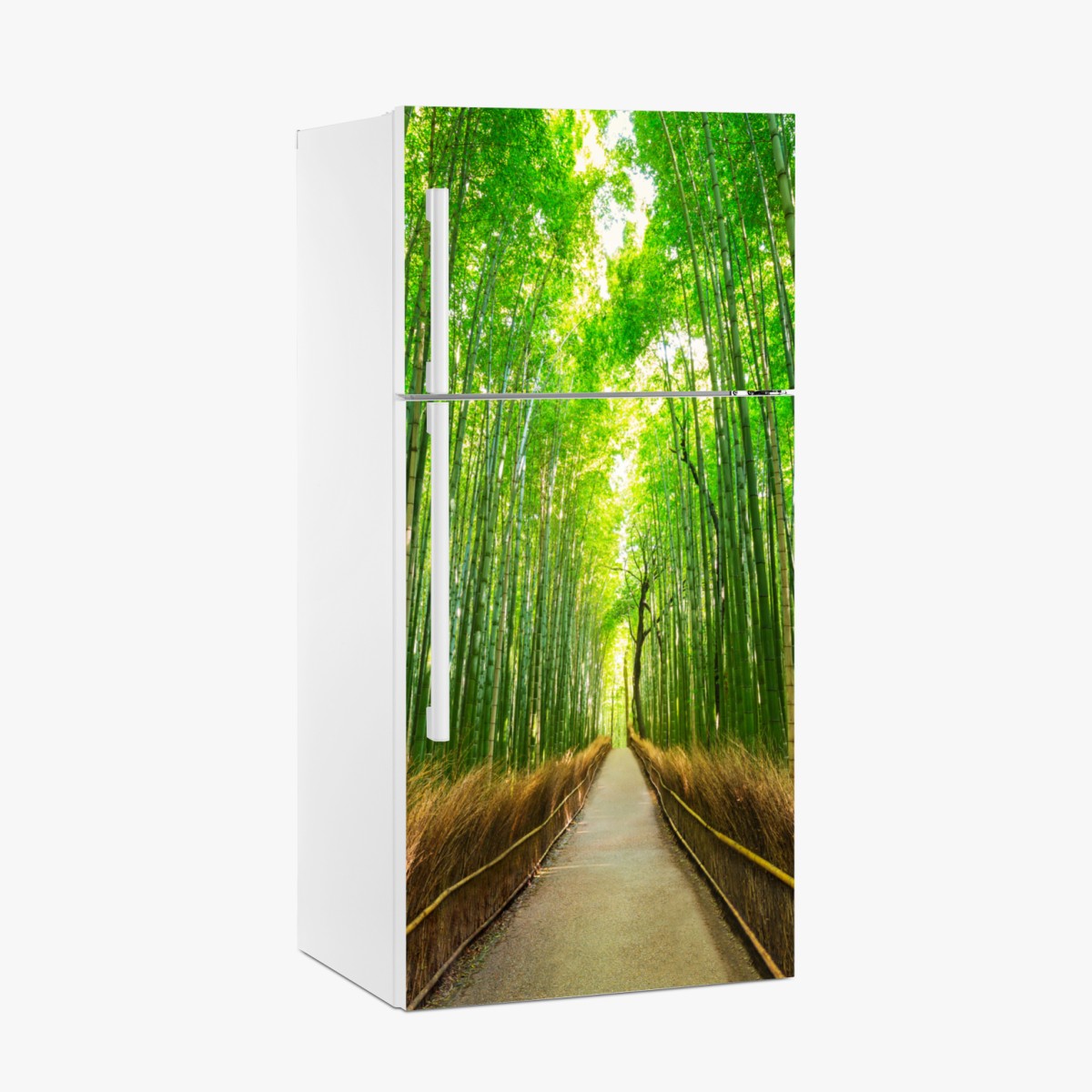 Kühlschrankaufkleber ruhiger bambusweg in Kyoto – Wallnifity®