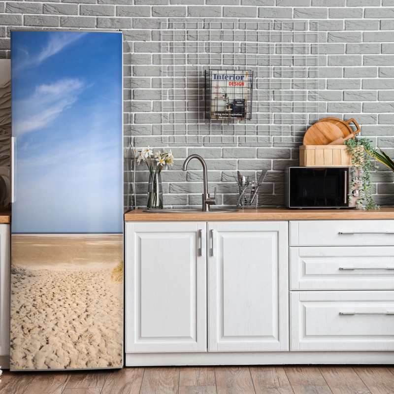 Kühlschrankaufkleber orientalisches baummuster mit blättern – Wallnifity®