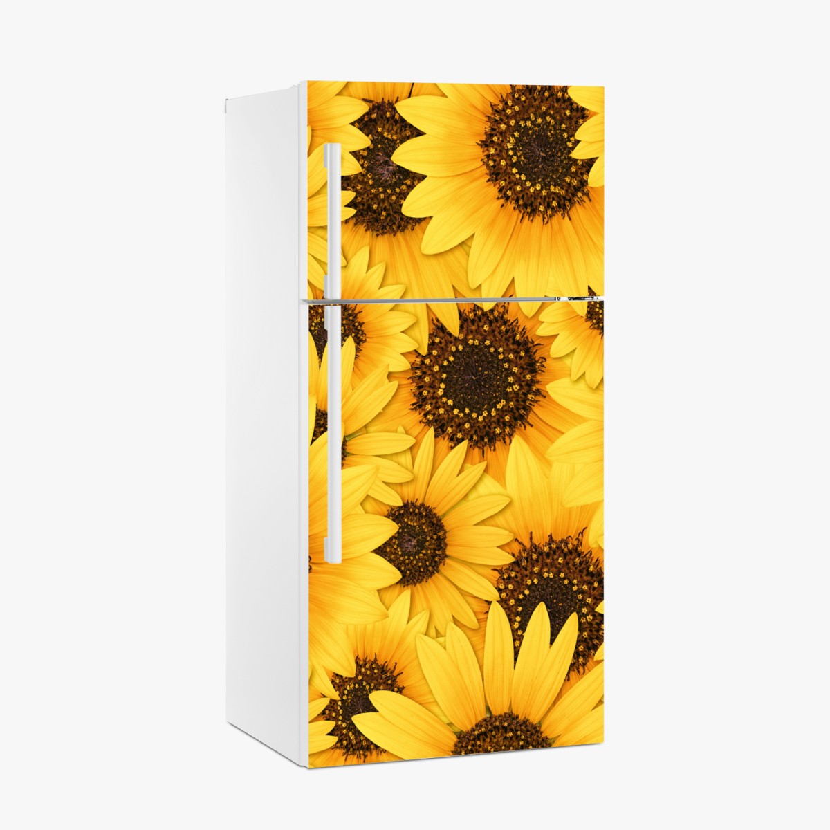 Kühlschrankaufkleber goldene sonnenblumen – Wallnifity®