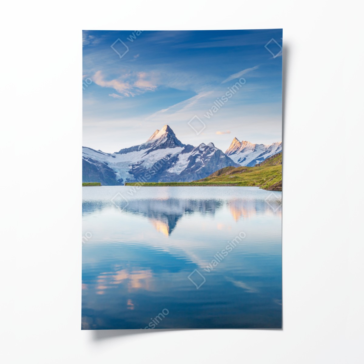 Poster majestätische Alpen-reflexion am Bachalpsee – Wallnifity®