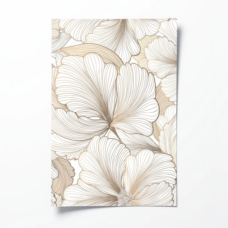 Poster herbstliche vogelbeeren im weidenkorb – Wallnifity®