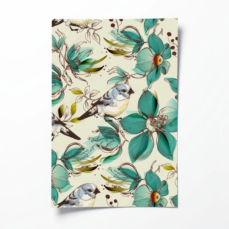 Poster türkisbucht bei Papagayo – Wallnifity®