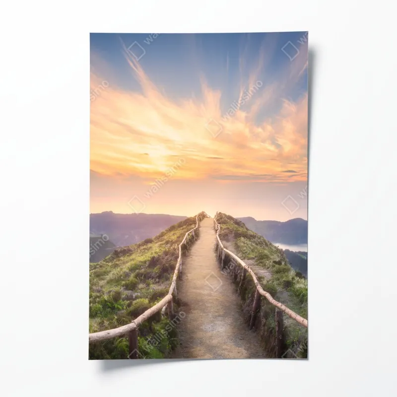 Poster nahtloses muster mit rock-symbolen – Wallnifity®