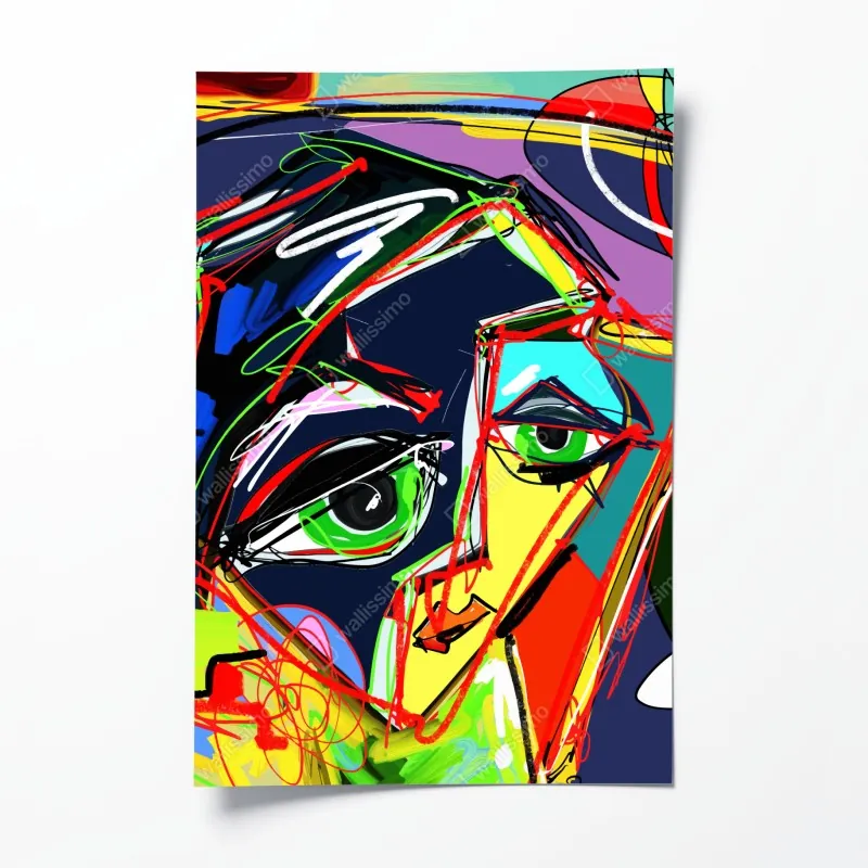 Poster sonnenuntergang über der heide auf den North York Moors – Wallnifity®