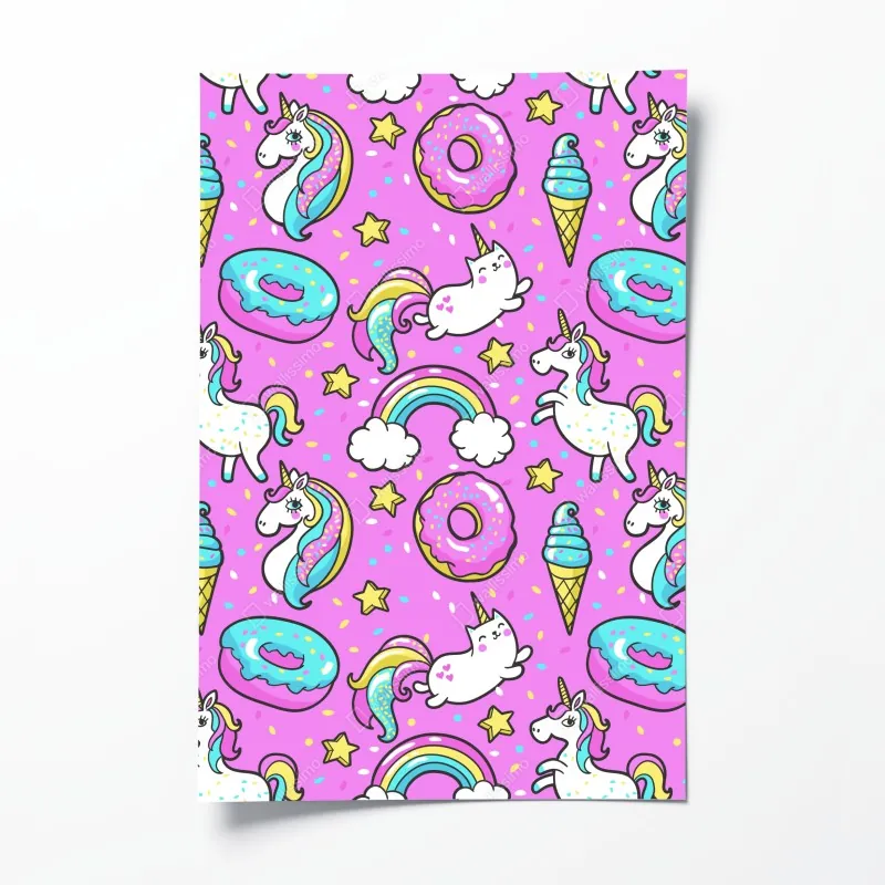 Poster kaktus- und sukkulentenmuster – Wallnifity®