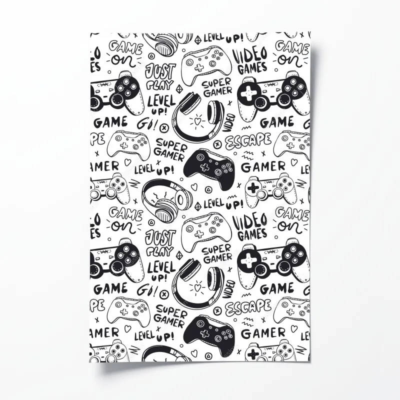 Poster türkisfarbenes küstenpanorama – Wallnifity®