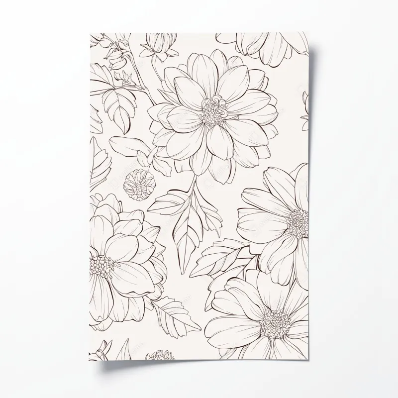 Poster mangrovensteg durch üppigen grünen dschungel – Wallnifity®