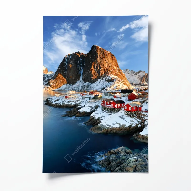 Poster Chicago nächtliche skyline panorama – Wallnifity®