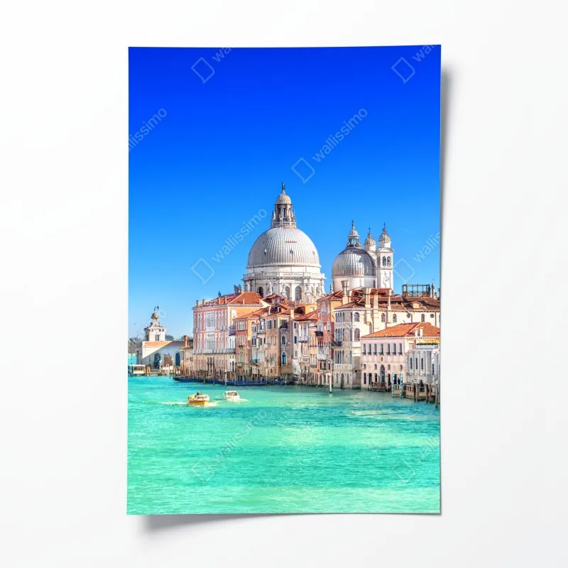 Poster gewundener landweg durch grüne wiesen – Wallnifity®