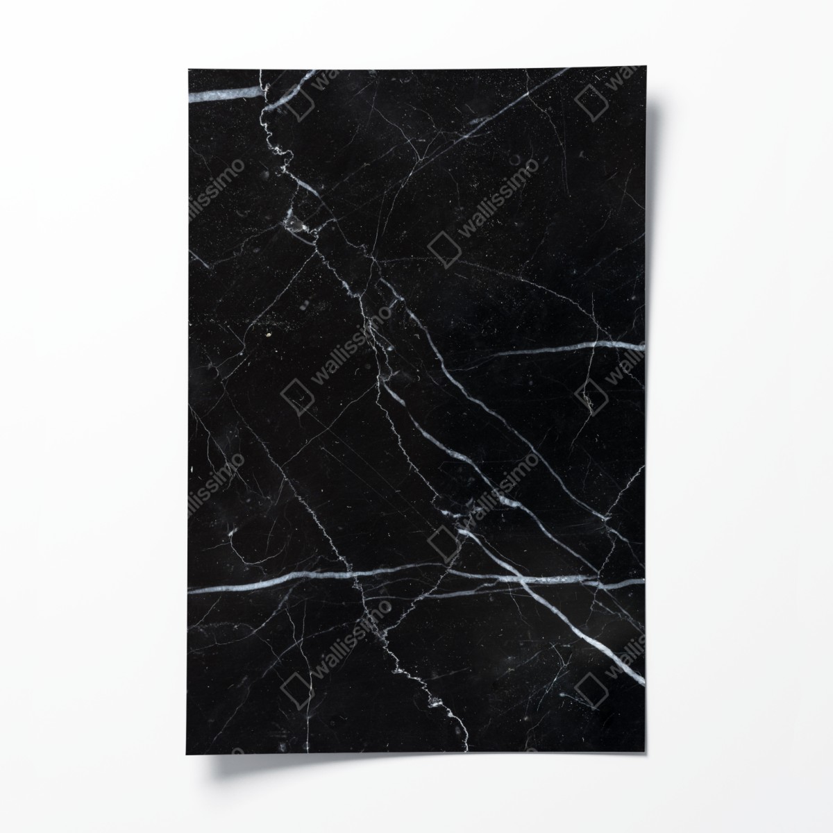 Poster schwarze marquina marmorstruktur für moderne interieur – Wallnifity®