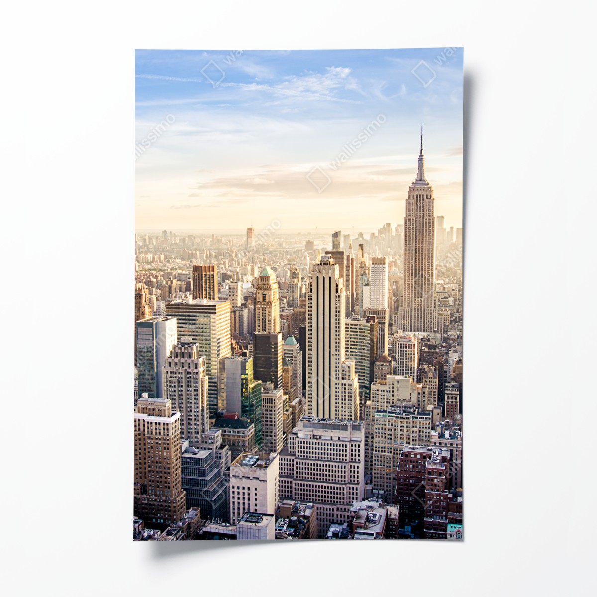 Poster New York skyline im morgenlicht – Wallnifity®