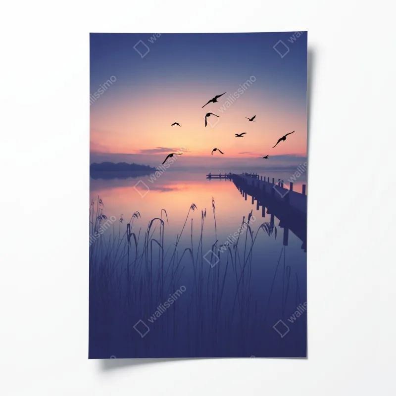 Poster spiraltreppe abstrakte komposition – Wallnifity®