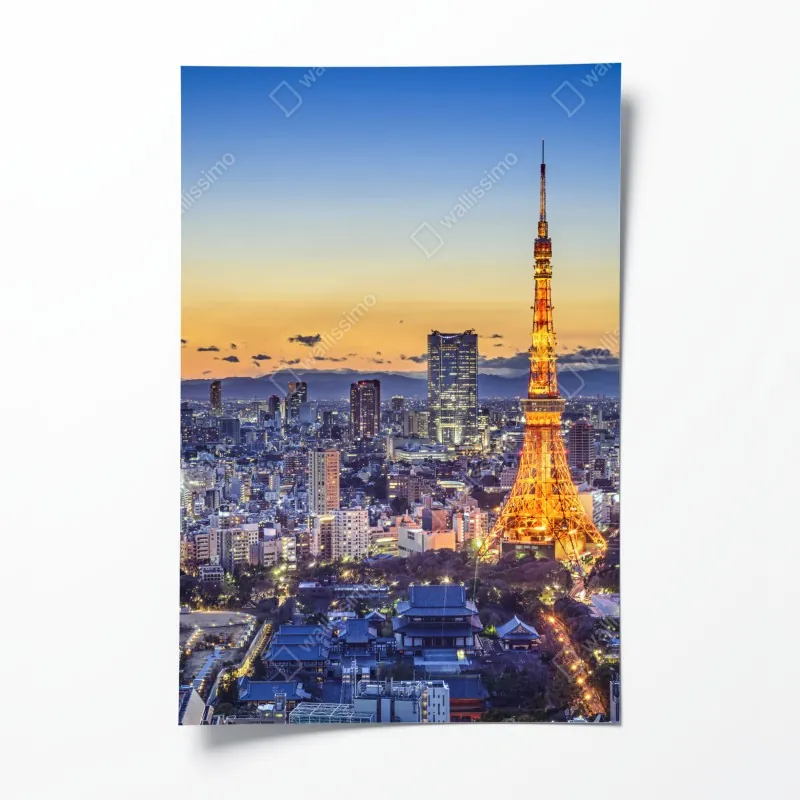 Poster eukalyptus aquarell botanisches muster auf dunklem hintergrund – Wallnifity®