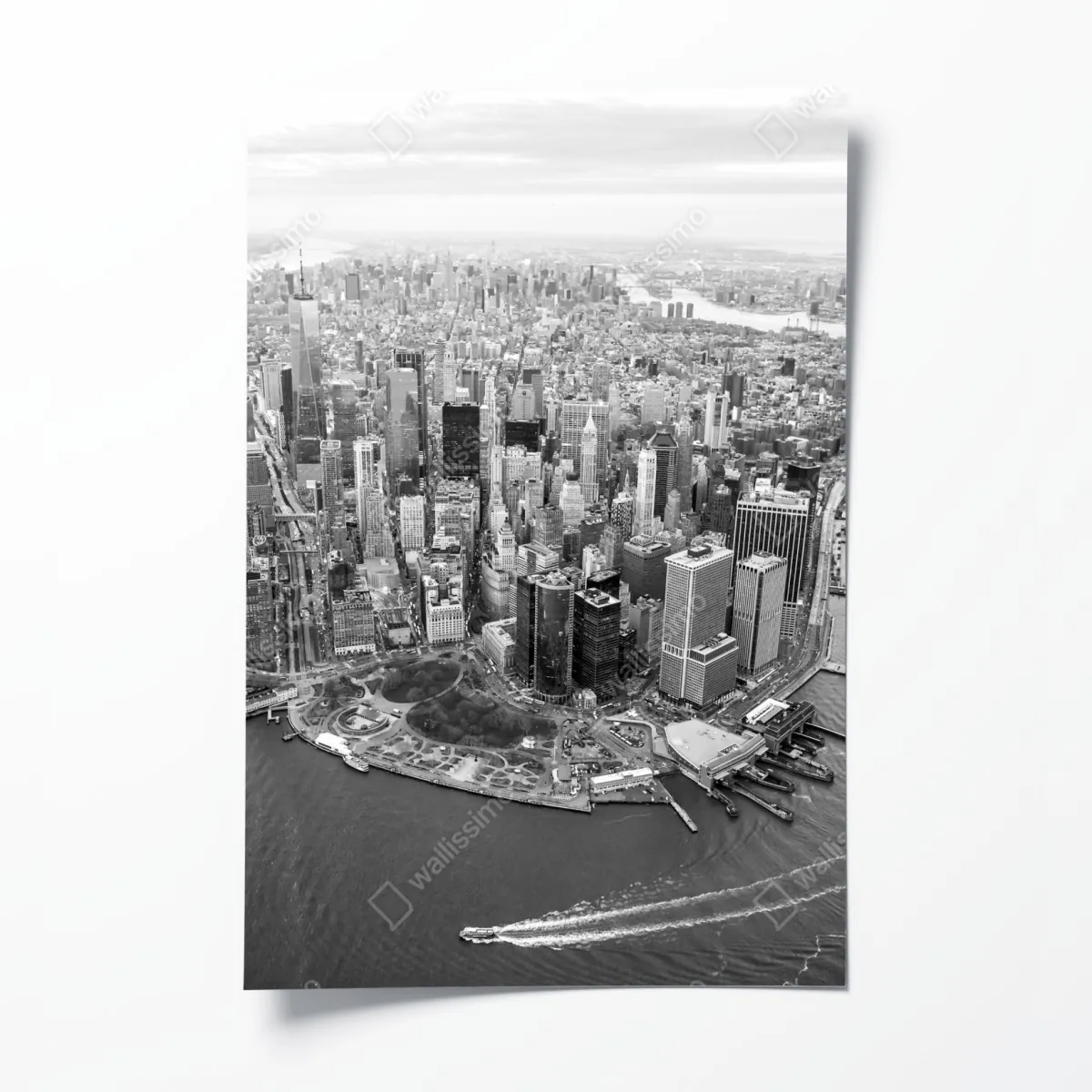 Poster Manhattan skyline aus der luft – Wallnifity®