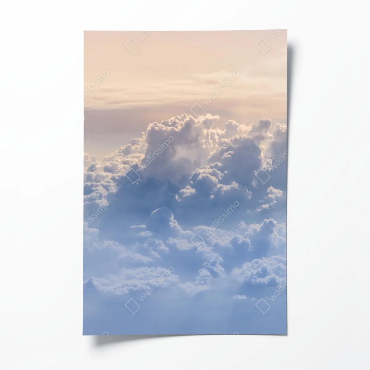 Poster sanfte wolken über dem blauen himmel – Wallnifity®