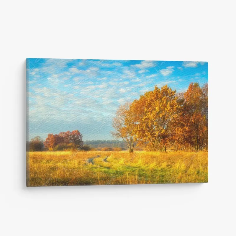 Leinwandbild lebendiges Barcelona Park Güell mosaik panorama – Wallnifity®