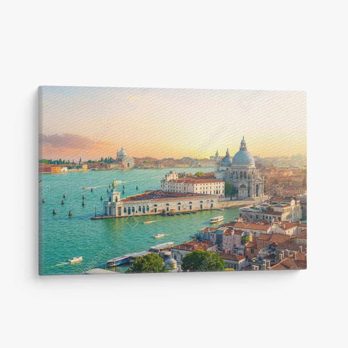 Leinwandbild sonnenuntergangspanorama von Venedig – Wallnifity®
