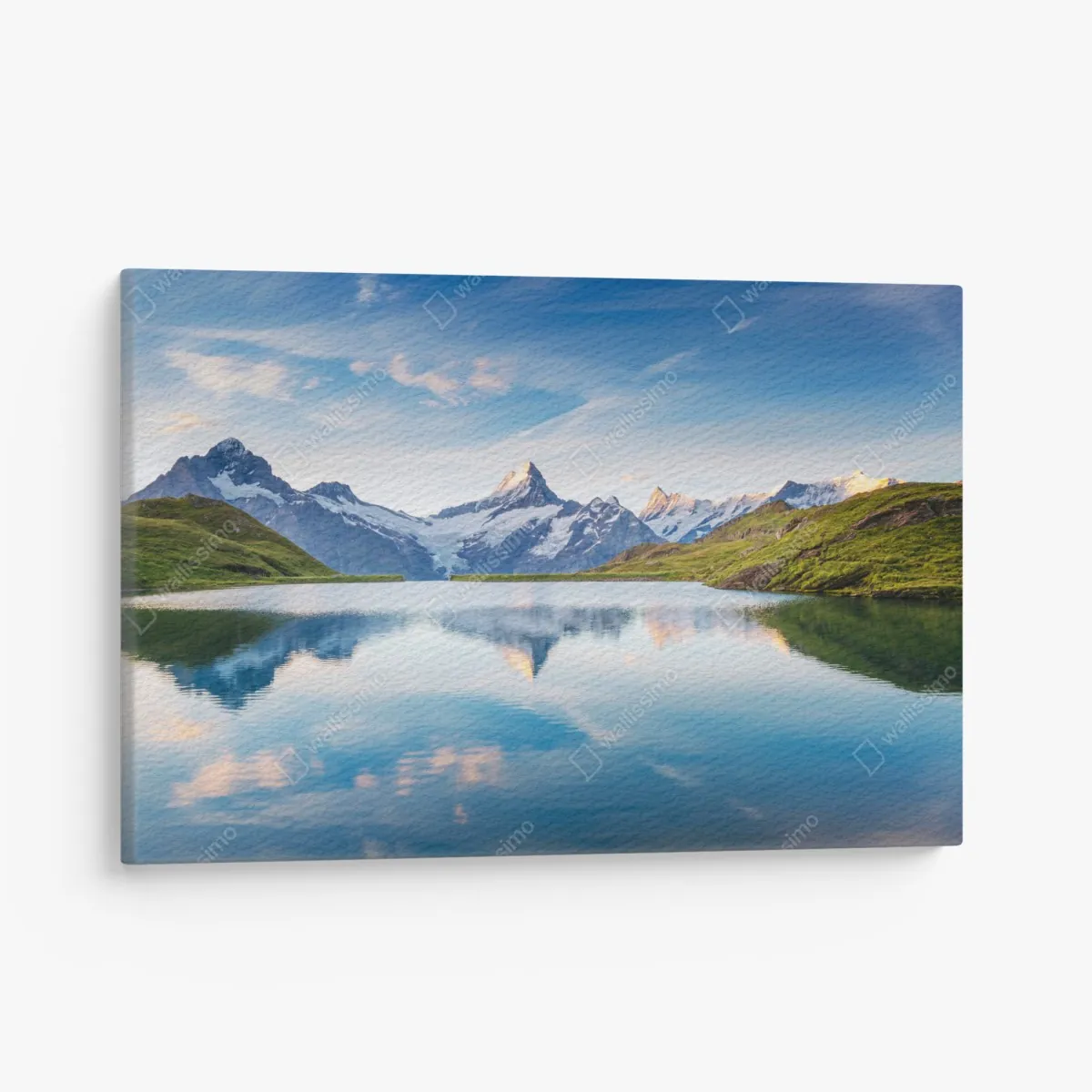 Leinwandbild majestätische Alpen-reflexion am Bachalpsee – Wallnifity®
