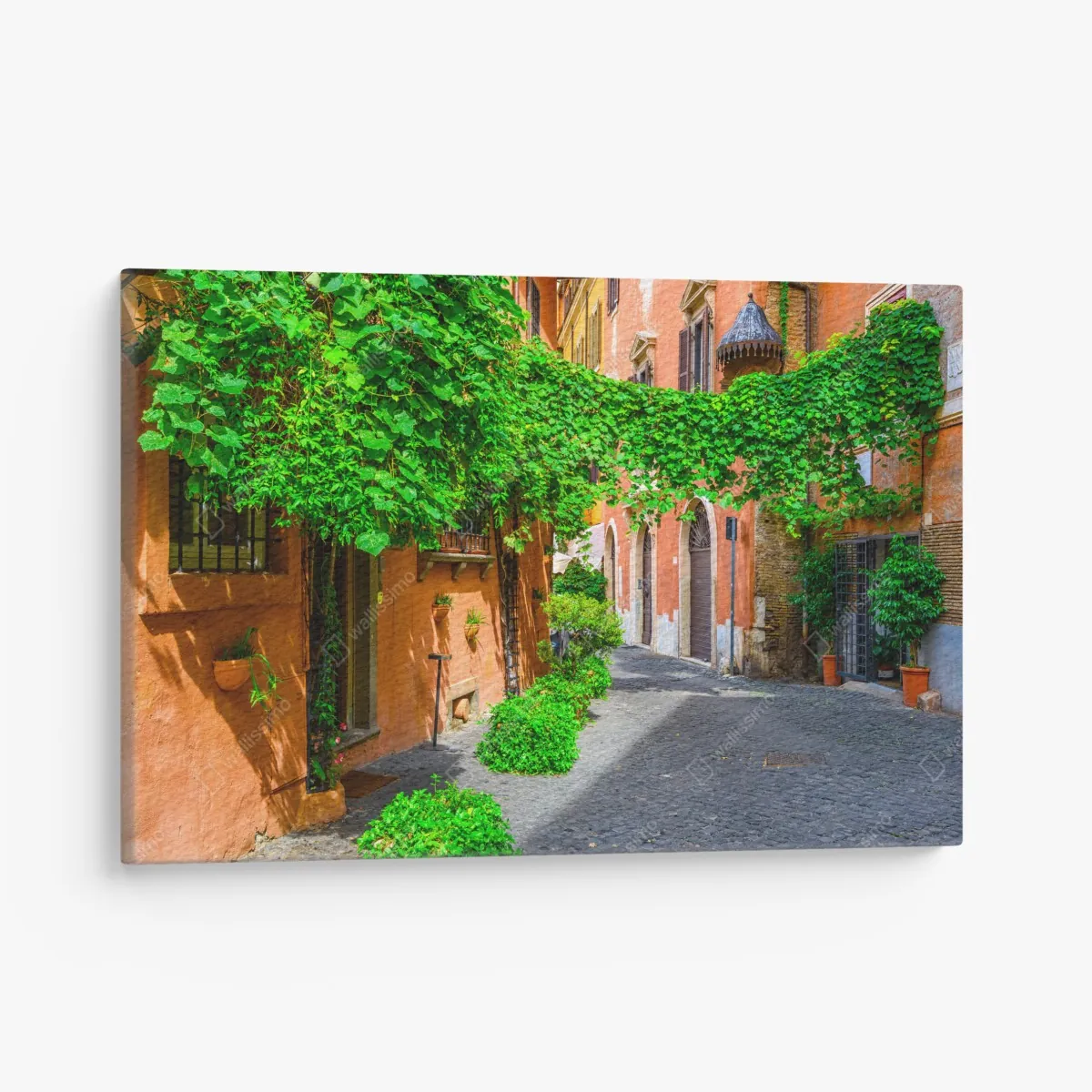Leinwandbild malerische gasse in Trastevere, Rom – Wallnifity®