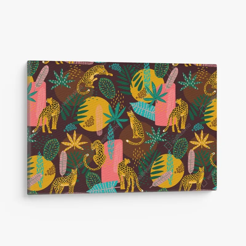 Leinwandbild sonniger blick auf Oia, Santorini – Wallnifity®