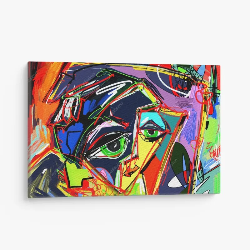 Leinwandbild strahlende sonnenblume nahaufnahme – Wallnifity®