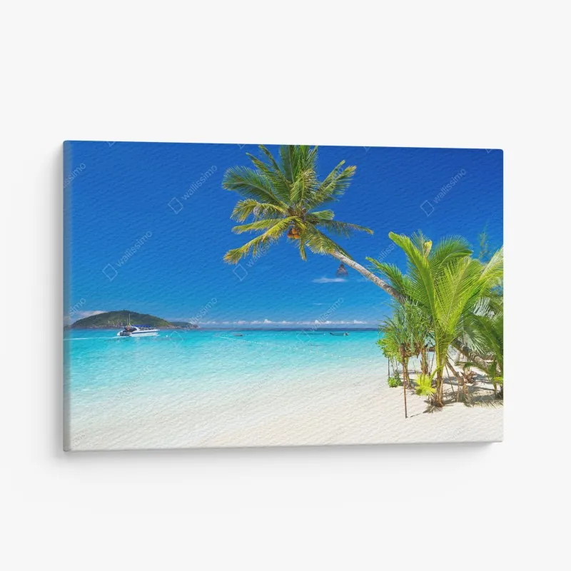 Leinwandbild majestätischer Thai-elefant mit stoßzähnen – Wallnifity®