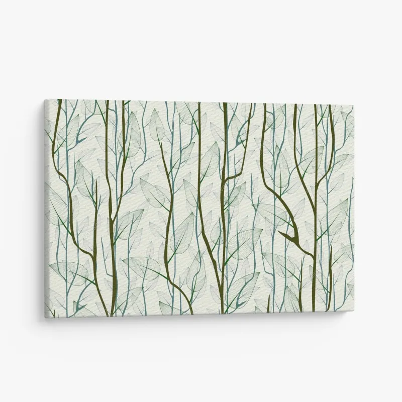 Leinwandbild leuchtendes aquarellporträt einer frau – Wallnifity®