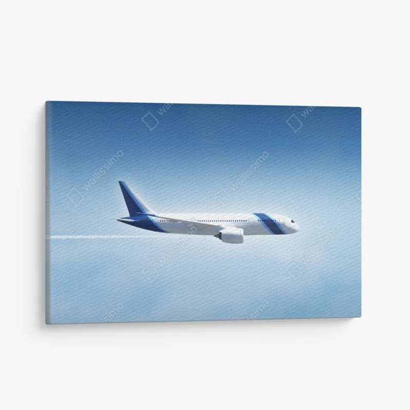 Leinwandbild monochrome blattkomposition – Wallnifity®