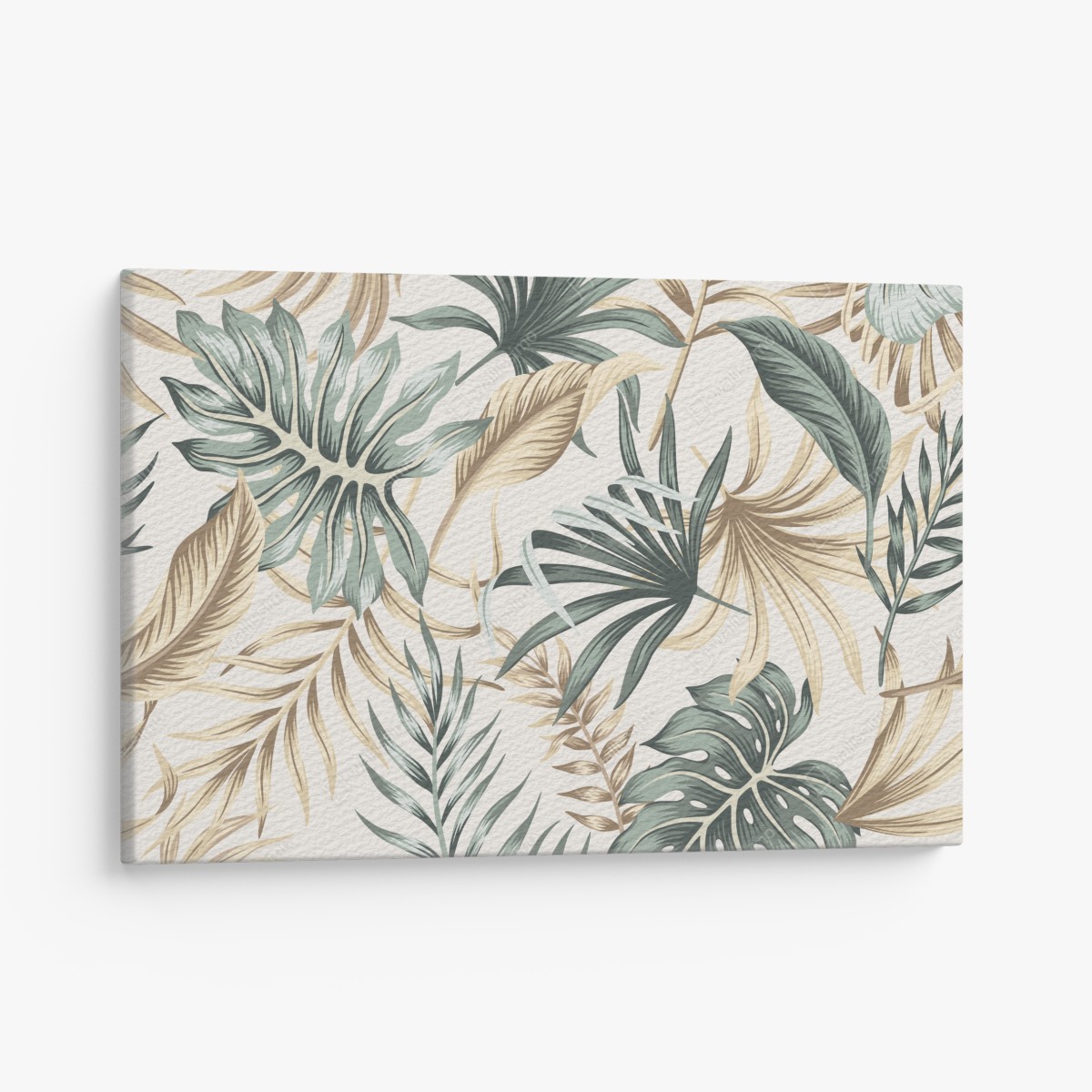Leinwandbild tropisches botanisches blättermuster – Wallnifity®