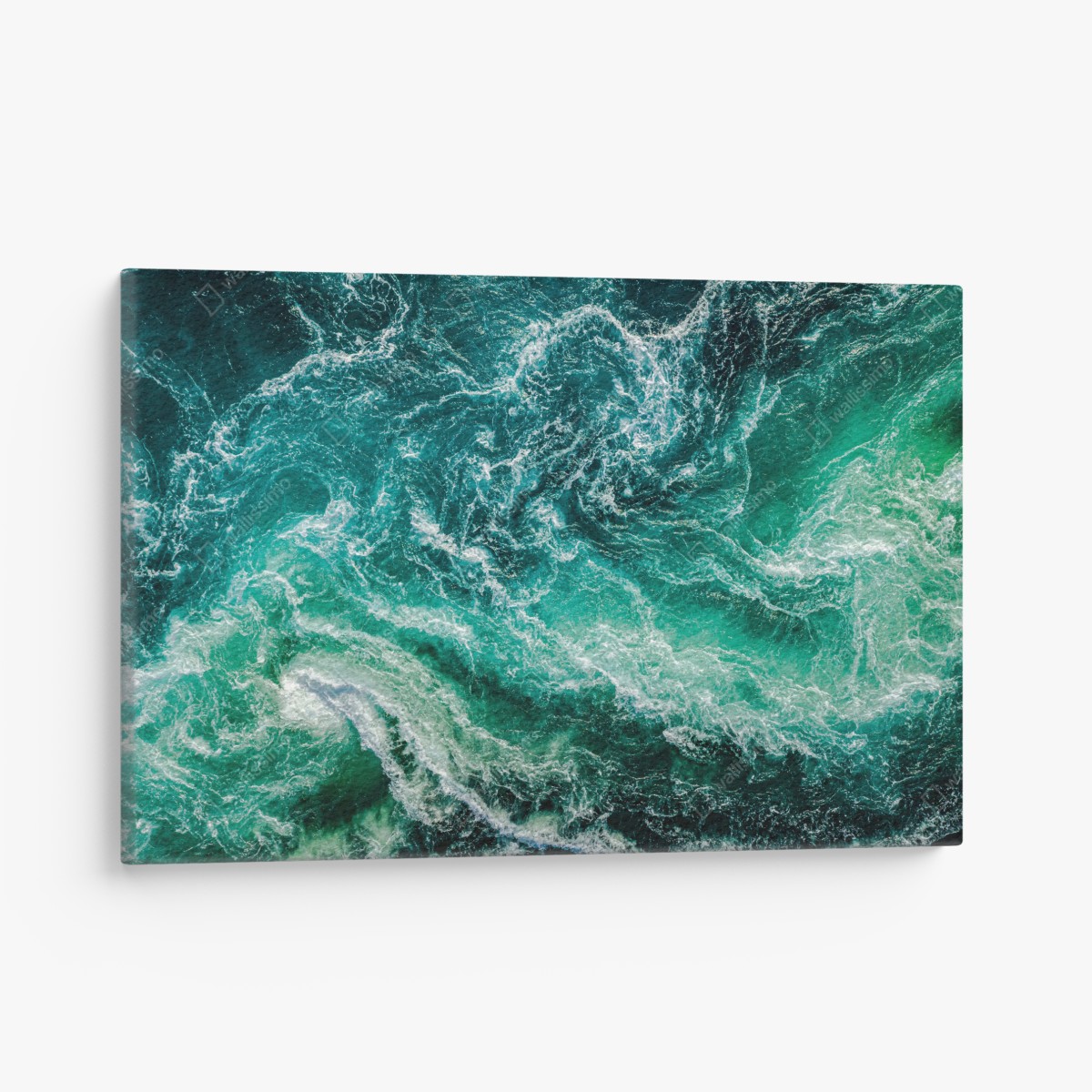 Leinwandbild maelstrom bei Saltstraumen, Norwegen – Wallnifity®