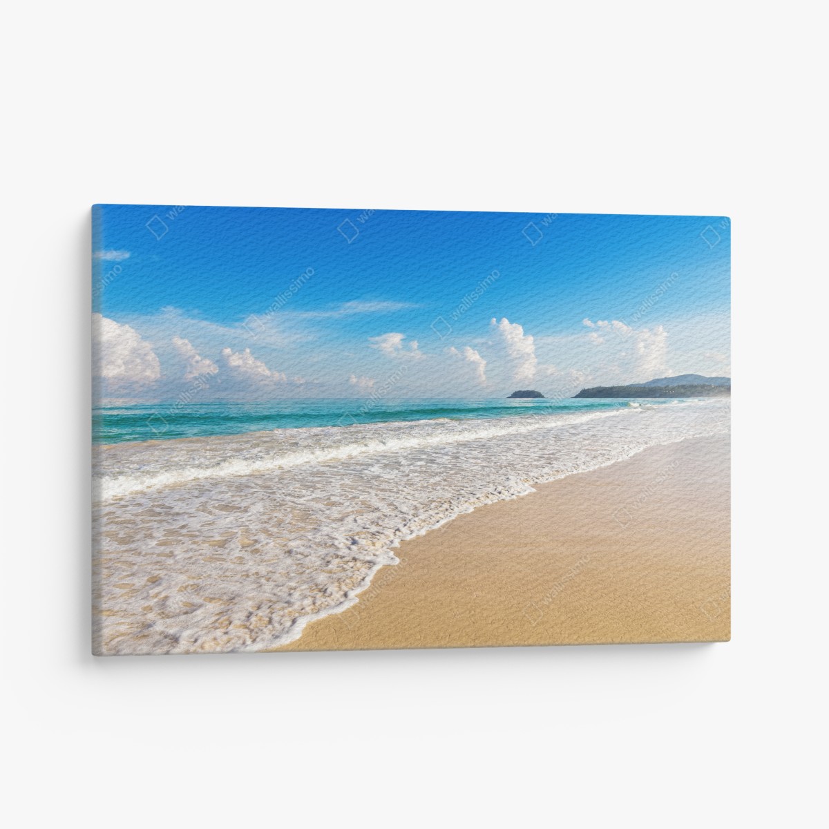 Leinwandbild Karon strand, Phuket: ruhige meeresansicht – Wallnifity®