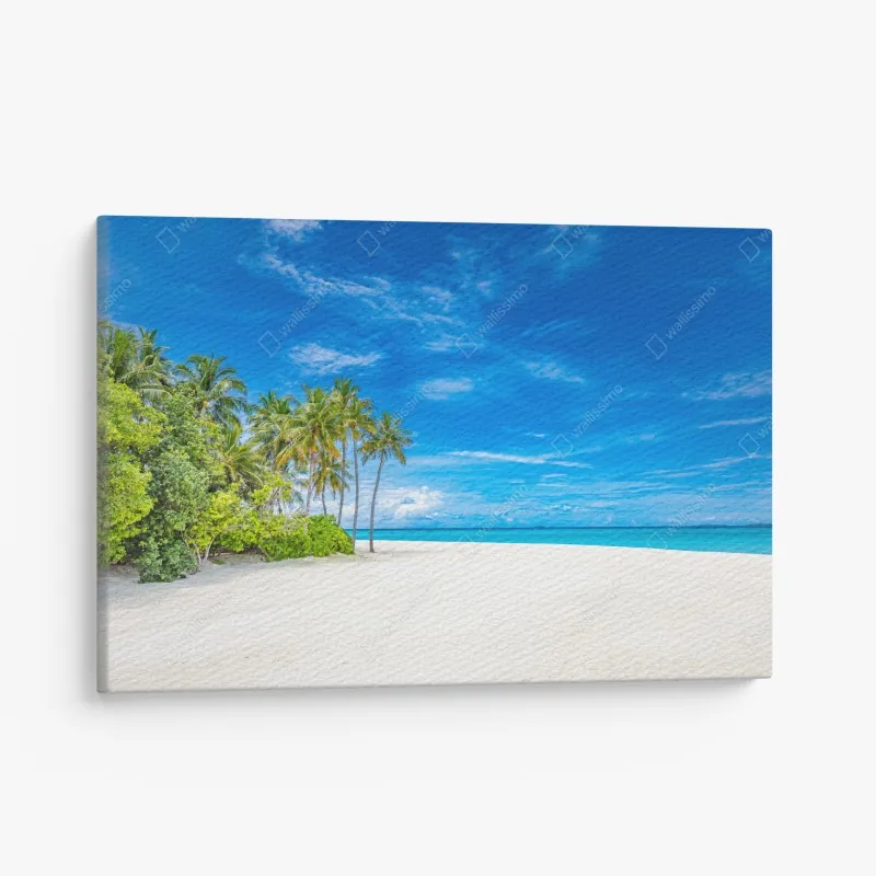 Leinwandbild goldene sanddünen minimalistisches landschaftsbild – Wallnifity®