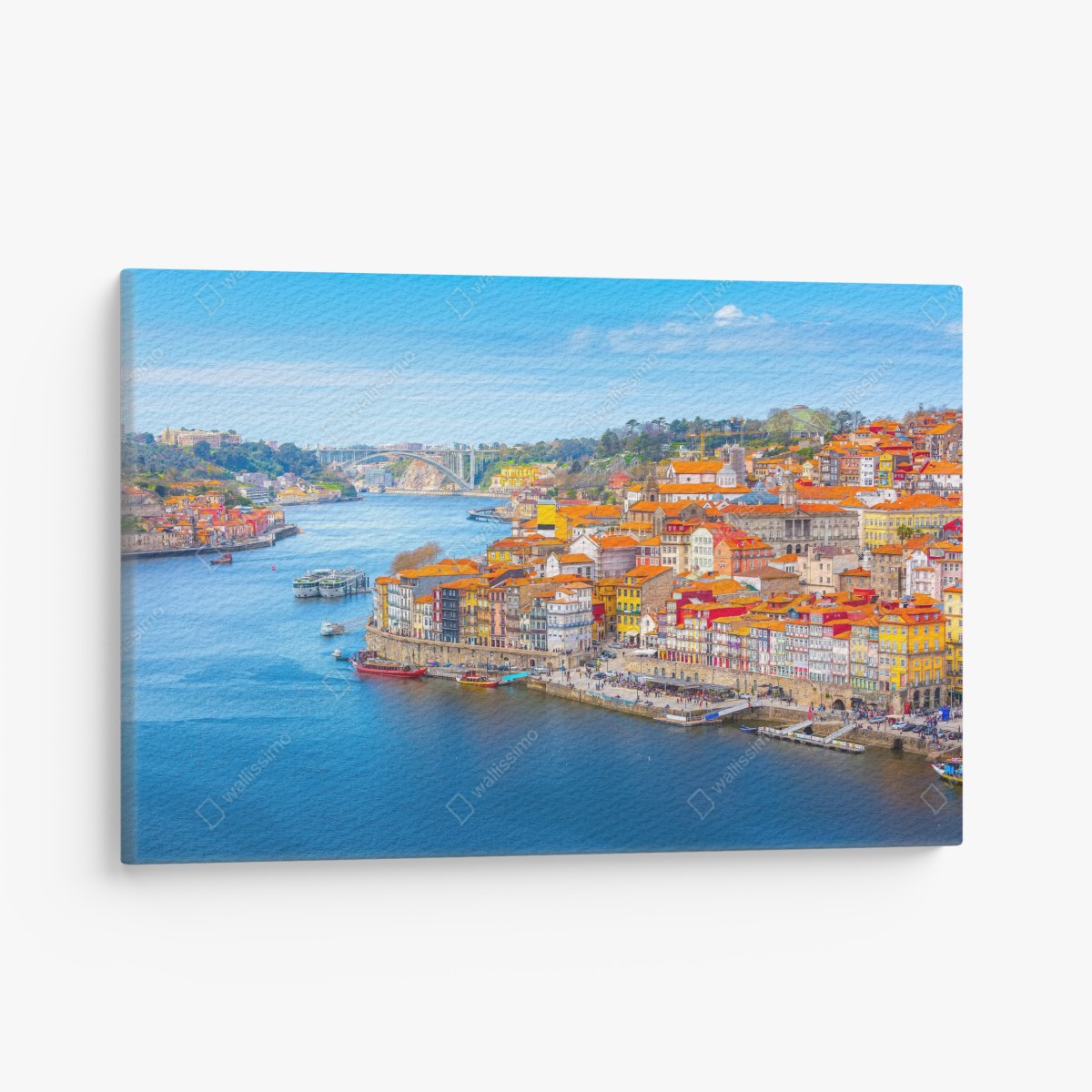 Leinwandbild Porto uferpanorama – Wallnifity®
