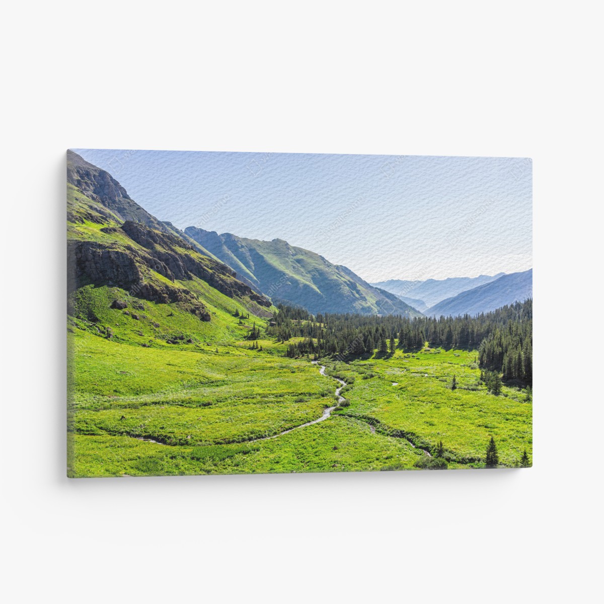 Leinwandbild ruhiges alpenthal – Wallnifity®