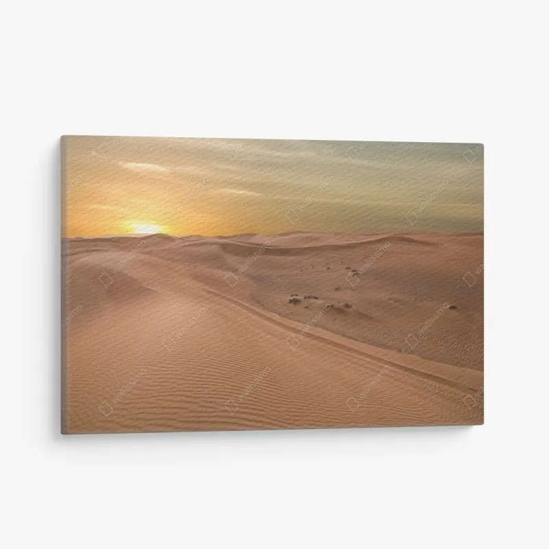 Leinwandbild moosiger alter waldpfad – Wallnifity®