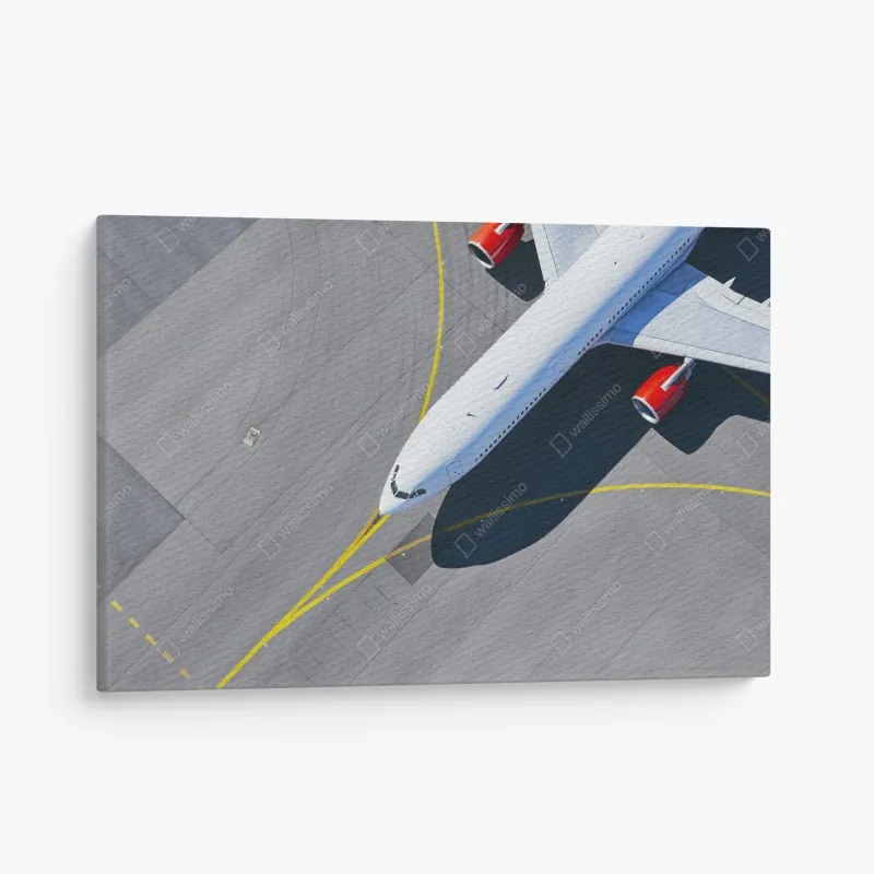 Leinwandbild üppige tropische blätter – Wallnifity®