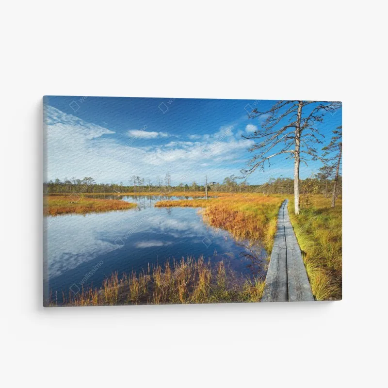 Leinwandbild üppiger tropischer dschungel – Wallnifity®