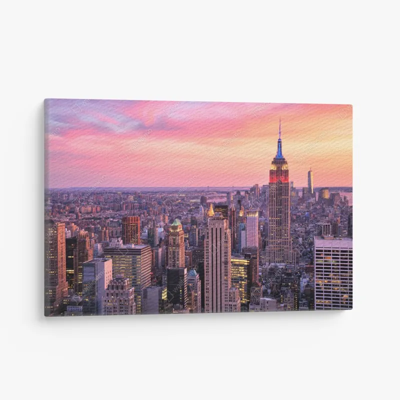 Leinwandbild zarte rosa anemonen und blauer schmetterling – Wallnifity®