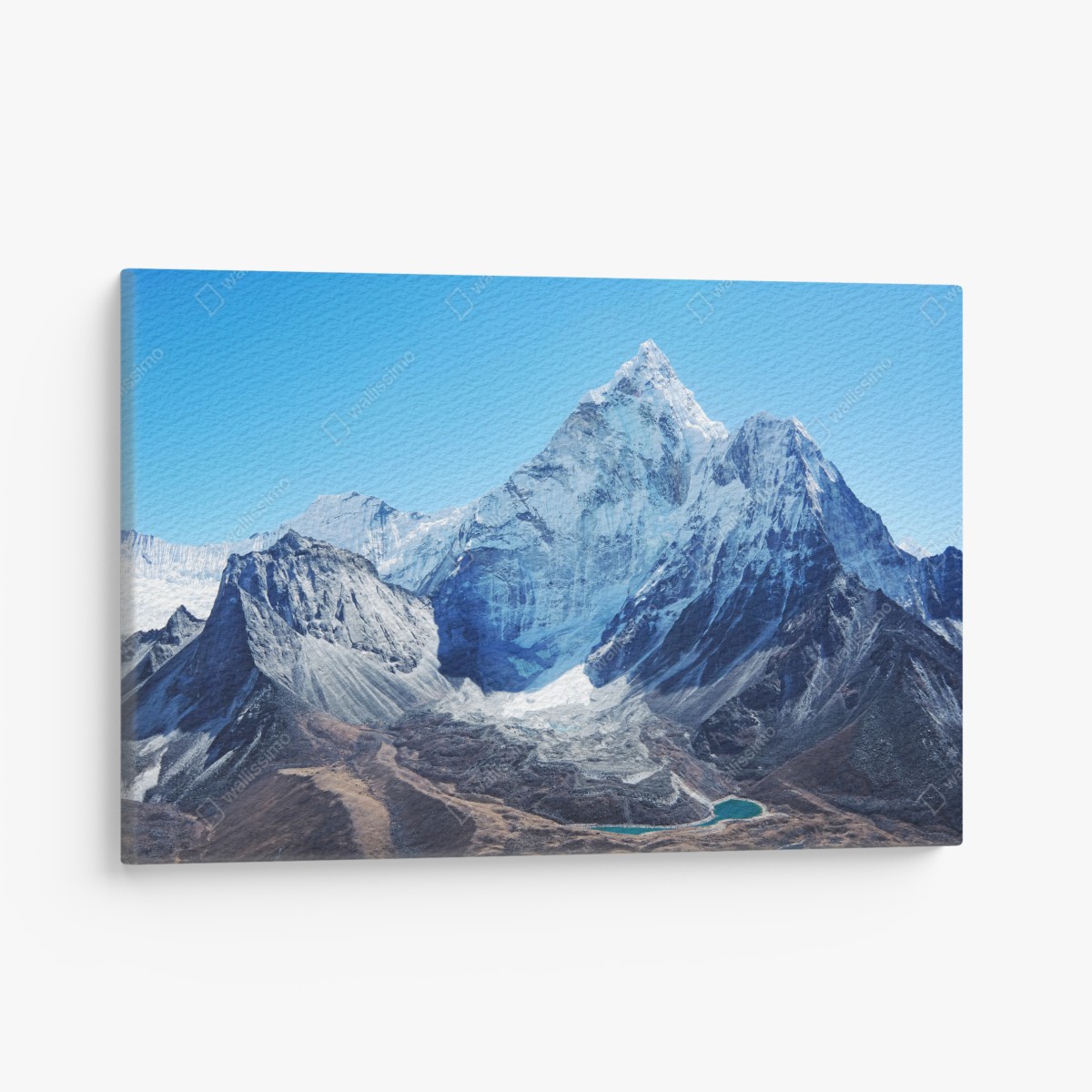 Leinwandbild majestätischer schneebedeckter berggipfel – Wallnifity®