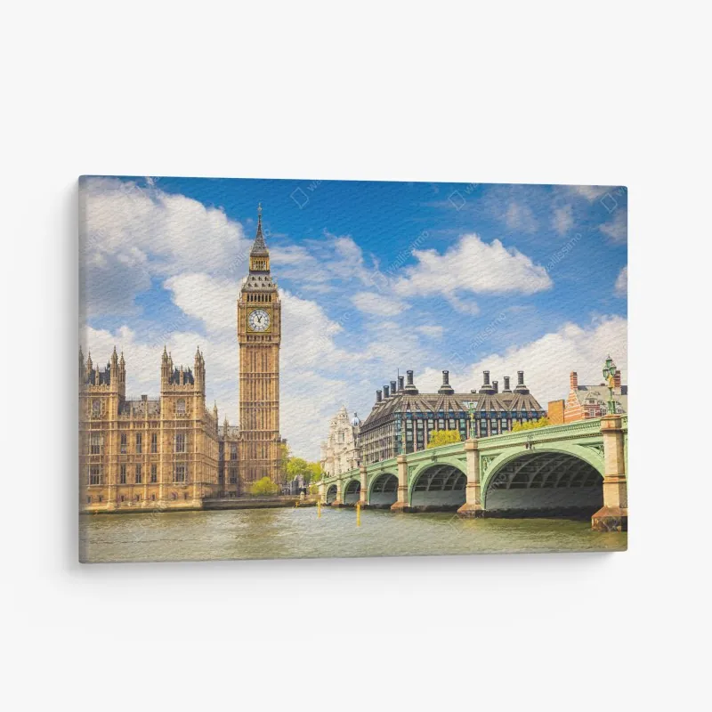 Leinwandbild üppiger tropischer dschungel – Wallnifity®