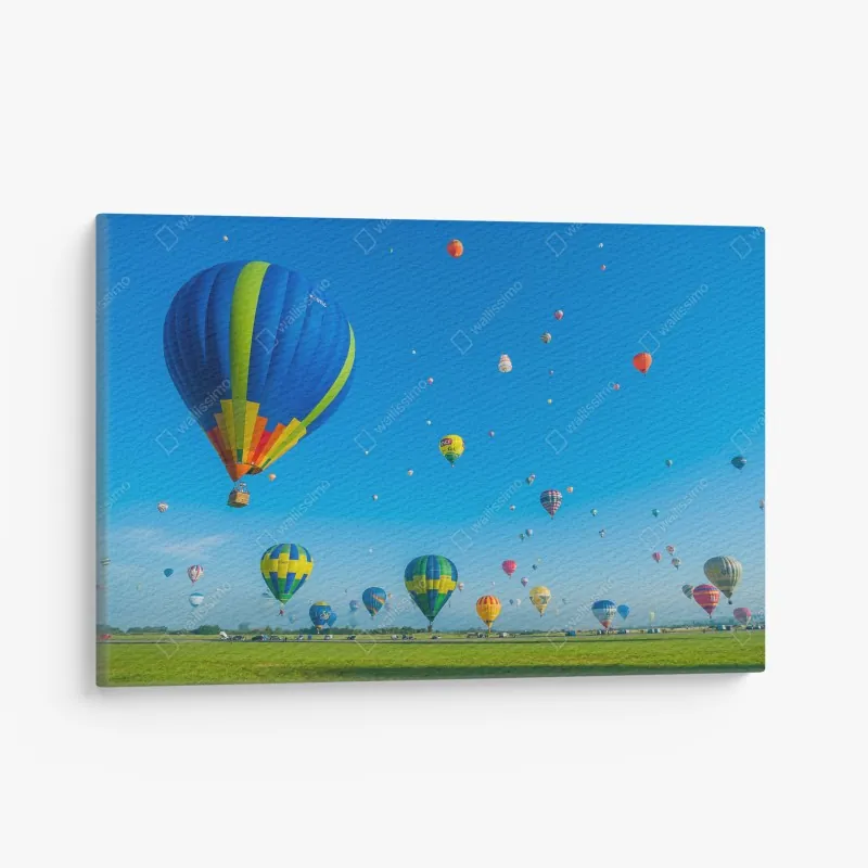 Leinwandbild San Diego skyline bei sonnenuntergang – Wallnifity®