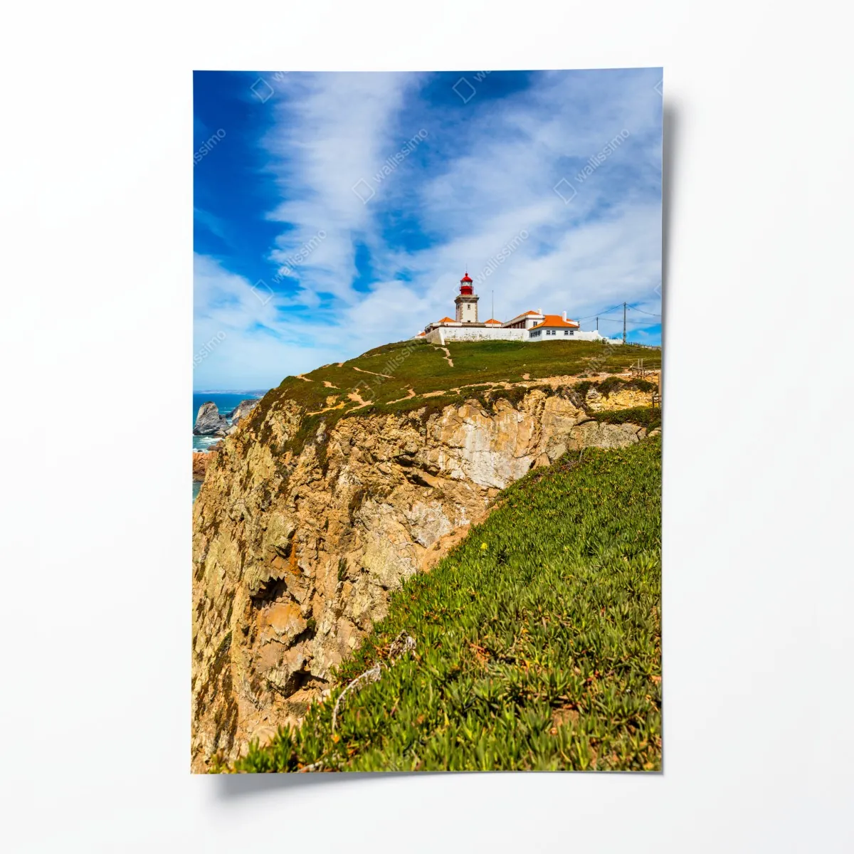 Poster leuchtturm auf den klippen von Cabo da Roca – Wallnifity®