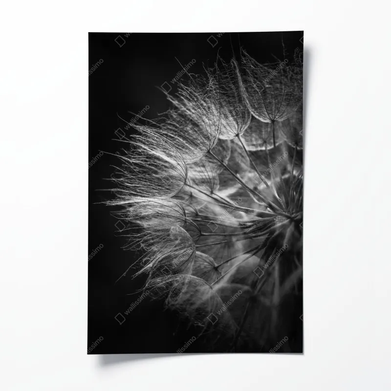 Poster sonnige gelbe 3d-abstrakte kurve – Wallnifity®