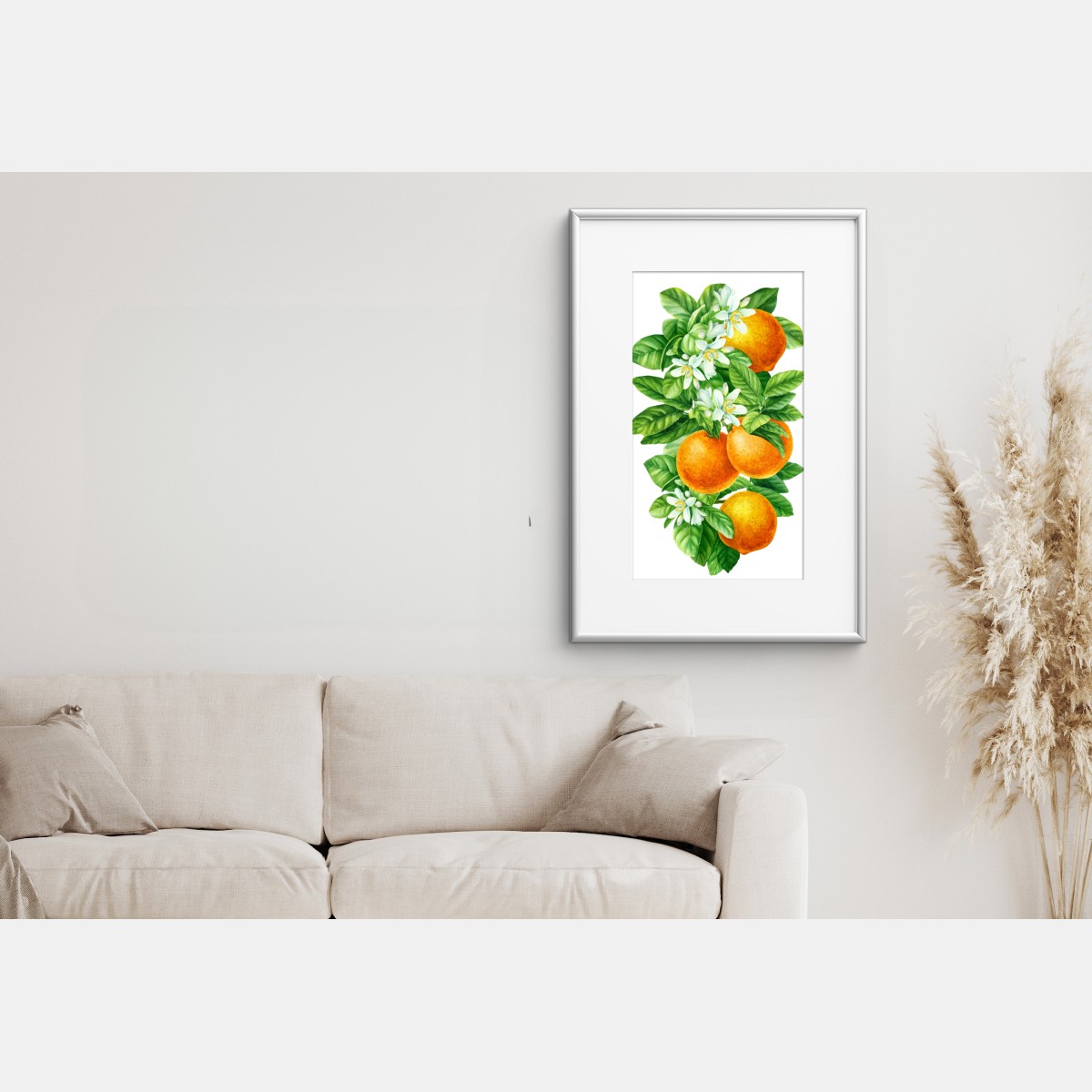 Poster zitrusblüten und reife orangen – Wallnifity® Poster zitrusblüten und reife orangen – Wallnifity®