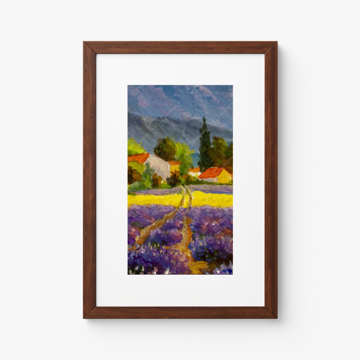 Poster lavendelfelder bei sonnenuntergang – Wallnifity® Poster lavendelfelder bei sonnenuntergang – Wallnifity®