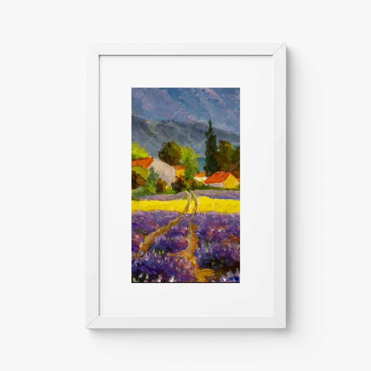 Poster lavendelfelder bei sonnenuntergang – Wallnifity® Poster lavendelfelder bei sonnenuntergang – Wallnifity®