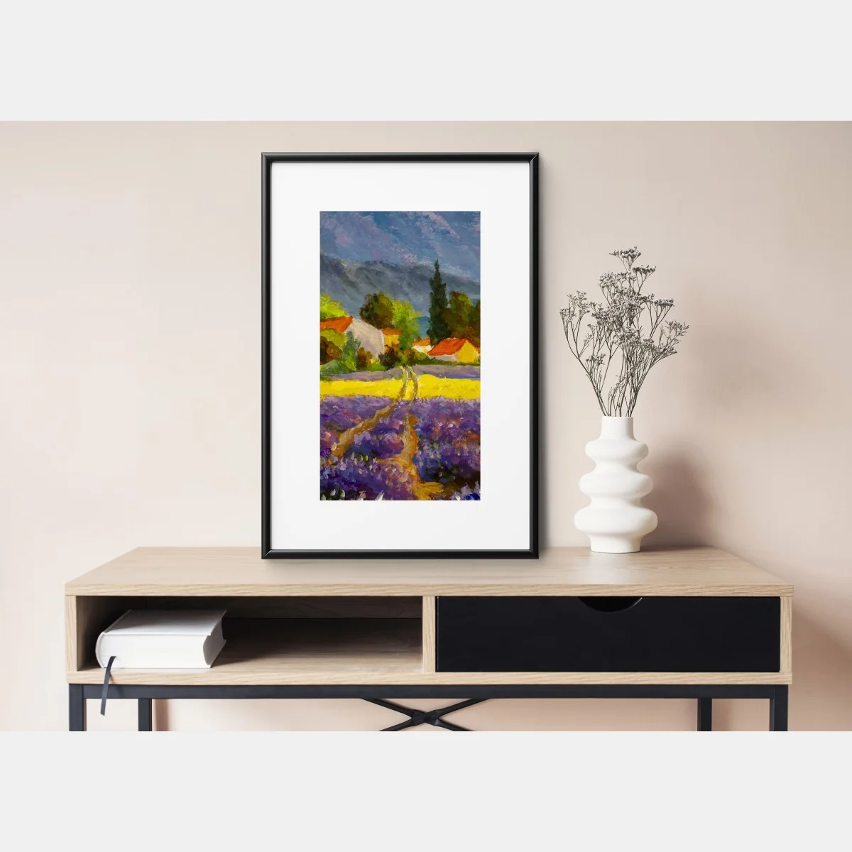 Poster lavendelfelder bei sonnenuntergang – Wallnifity® Poster lavendelfelder bei sonnenuntergang – Wallnifity®