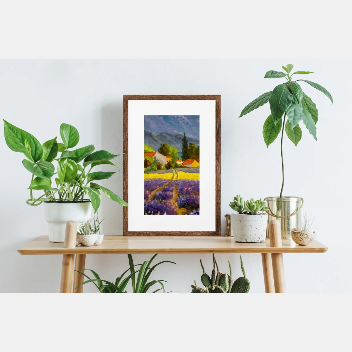 Poster lavendelfelder bei sonnenuntergang – Wallnifity® Poster lavendelfelder bei sonnenuntergang – Wallnifity®