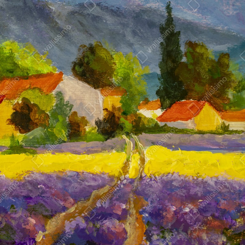 Poster lavendelfelder bei sonnenuntergang – Wallnifity® Poster lavendelfelder bei sonnenuntergang – Wallnifity®